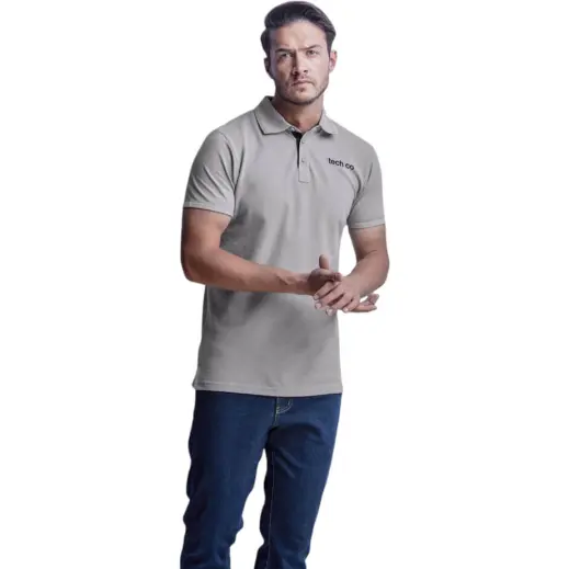 Mens Hacker Golf Shirt Model
